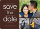 Brown Photo Collage Save the Date Cards Image 5 of 6